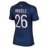 Maglia ufficiale Paris Saint Germain 2023-24 Mukiele 26 Casa per Donna